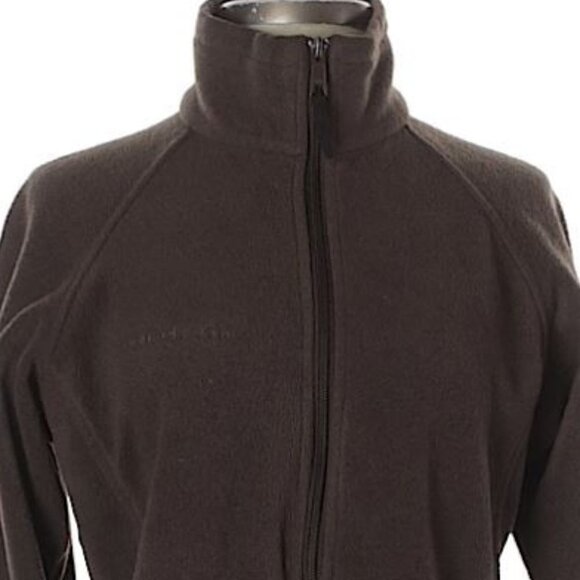 Columbia Brown Fleece Full Zip Jacket - Picture 3 of 11